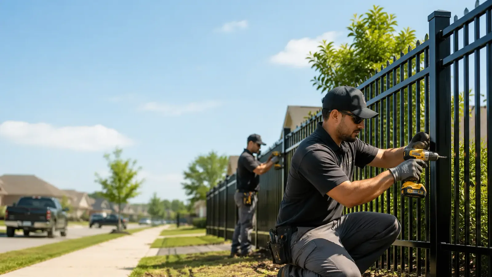 Metal Fence Installation in Glencoe, IL